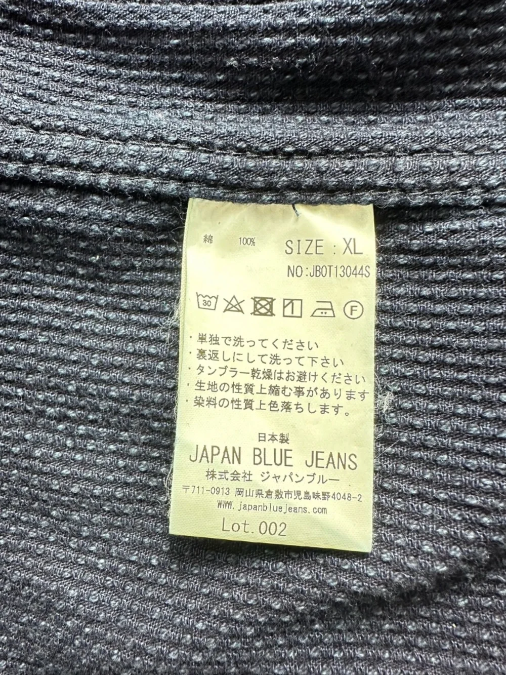 Men Japan Blue Jeans 11 oz Indigo Sashiko Chore Coat Jacket Dark Indigo XL